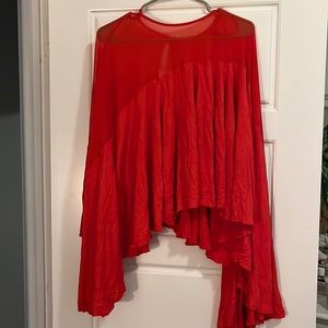 Red Free People Top